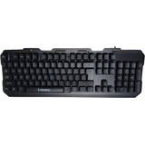 Teclado Gamer Rgb Membrana Iluminado Ingles Us Qwerty Usb 