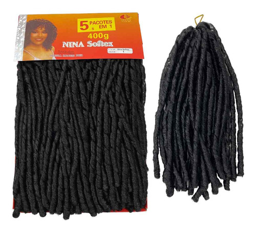 Pacotão Nina Softex Original 400g Crochet Box Braids +brinde