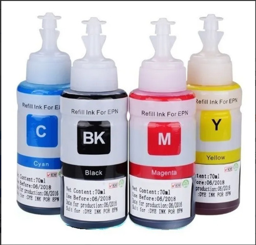 Tinta Para Epson T664 L120 L310 L380 L395 L495 L575 L805