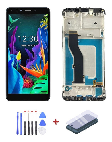 Tela Frontal Lcd Touch K8 Plus K8+ Com Aro + Película + Kit