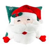 Cojín Navideño Relleno Suave Almohada Decoración Navidad Color Santa Claus