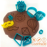 Cortador - Kit Mundo Bita 8 Peças - Cupcake - Cakepop