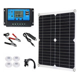 Placa Solar Flexível Portátil 300w 12/24v Com Interruptorusb