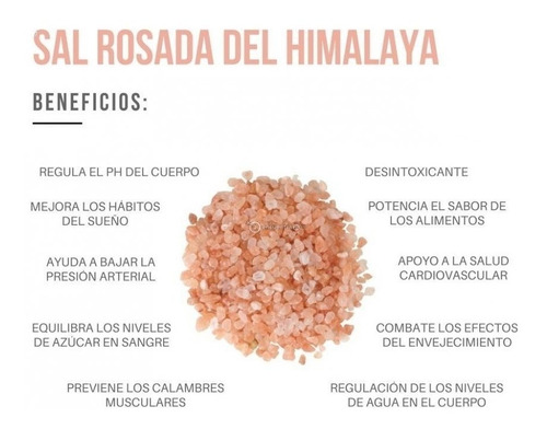 Sal Del Himalaya Gruesa 250 Grs - g a $30