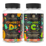 Kit Imunidade Infantil Vitamina C + D 3  Essential Nutrition