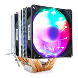 Disipador Cpu Cooler Rgb Compatible Con Intel Y Amd