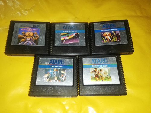 5 Cartuchos De Atari 5200 (de Uso) 