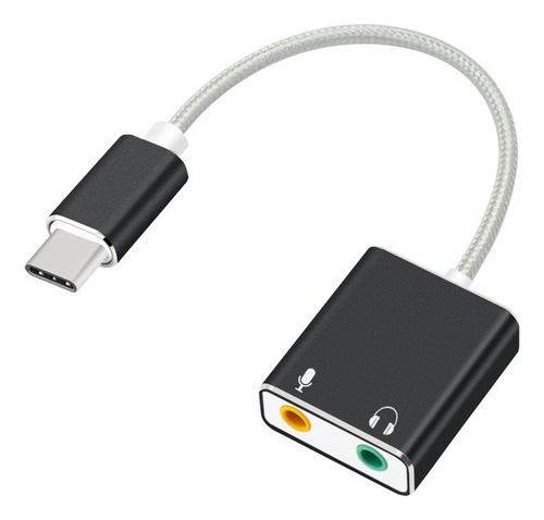  Adaptador De Audio Externo Tipo C Para Macbook Pro Air