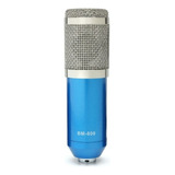 Micrófono Oem Bm-800 Condensador Cardioide Color Azul/plateado