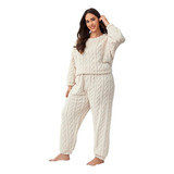 Pijama De  Mujer Para Otoño E Invierno, Ropa De Dormir Cod 1