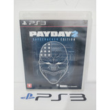 Payday 2 Ps3 Midia Fisica Original Safecracker Edition 
