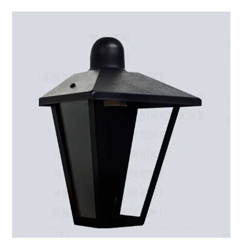 Aplique Farol De Pared Exterior 3 Caras Hierro Apto Led Ux