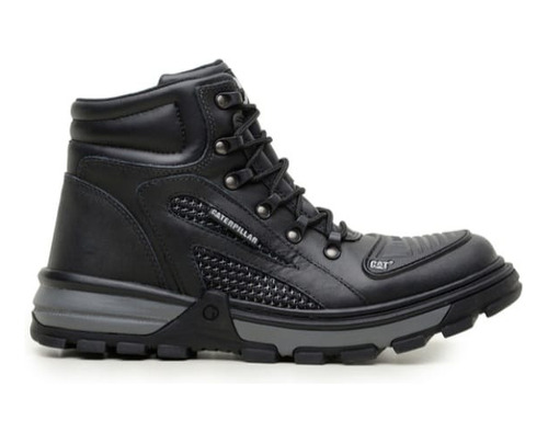 Bota Borcego Cuero Importado Alaska Negro