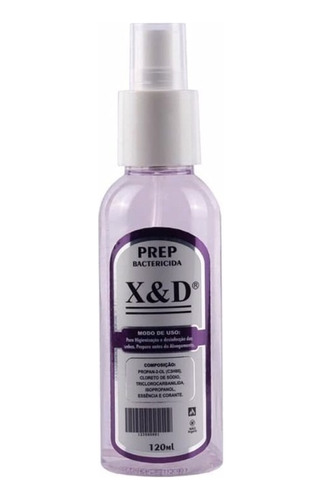 12 Prep X&d Atacado Bactericida Spray Limpeza Unha 120ml