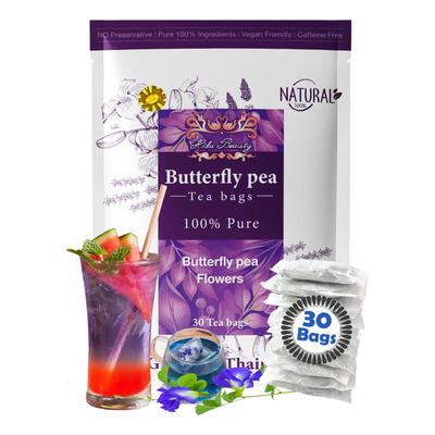 Té De Flores De Guisante De Mariposa - 30 Bolsitas Sin Glute | Meses sin interés
