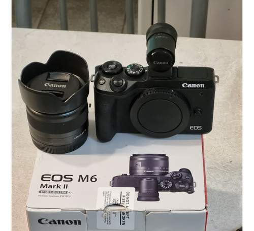  Canon Eos Kit M6 Mark Ii + Lente 15-45mm Is Stm Mirrorless 