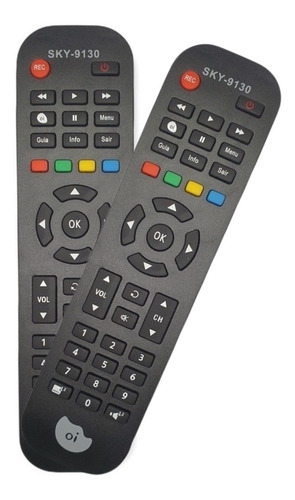 2 X Controles Para Oi Tv Hd Elsys Ses6 Etrs34 Etrs33/ Etrs35