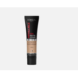 Base De Maquillaje Líquida L'oréal Paris Infallible 24h Matte Cover Base De Maquillaje L'oréal Paris Infaillible 24 H Matte Cover Alta Cobertura Matificante De Acabado Natural Tono 110 Cool - 30ml 43g