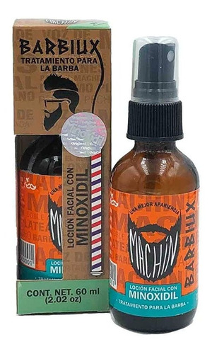 Líquido Minoxidil Solución 5% Anticaída De 60ml Barba