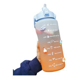 Termo Botella De Agua Motivacional Pines Y Stickers 2 Litros