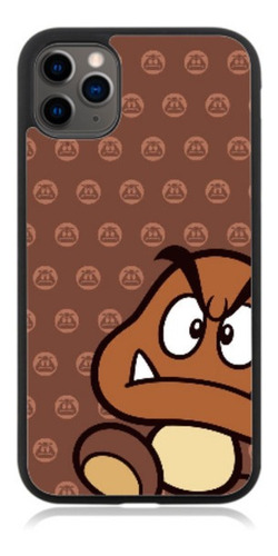 Funda Protector Para iPhone Goomba Mario Bros Hongo 