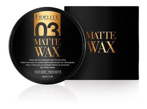 Cera Pasta Mate 03 Matte Wax Fidelite 50g Bella Dm