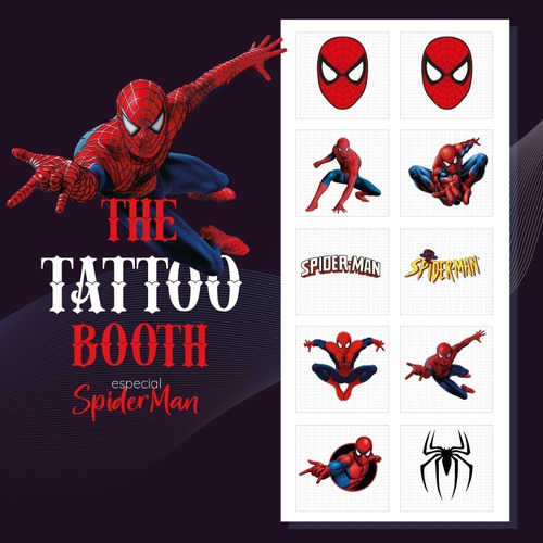 Tattoos Temporales Spiderman X10 Tattoos