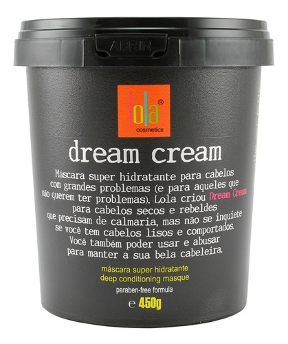 Lola Cosmetics - Dream Cream Máscara Super Hidratante