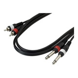 Cable Warwick 2 Plug X 6,5 A 2 Rca X 1 Mt Rcl20931 D4
