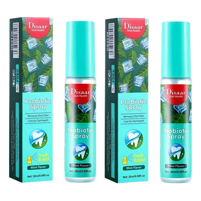 Spray Bucal Probiótico Mal Aliento Refrescante Menta Higiene
