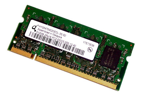 Memoria Notebook Ddr2 Infineon 512mb Modelo Hys64t64020edl-3