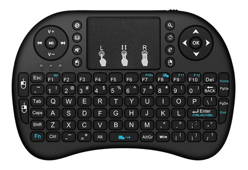 Mini Teclado Inalámbrico Inteligente Iluminado Touchpad Tv 