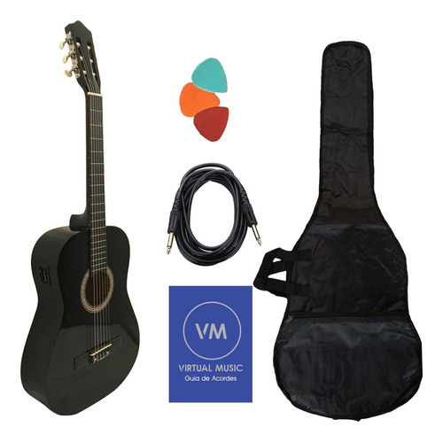 Guitarra Electrocriolla Cg100 Ceq Ecualizador + Funda 