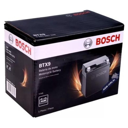 Bateria Bosch Btx9-bs Bajaj Ns 200 Dominar 250 400 Ag 