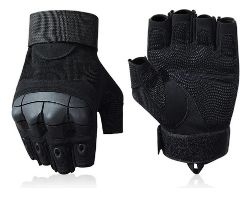 Guantes Cortos Con Protección Para Motos Bicicletas Tacticos