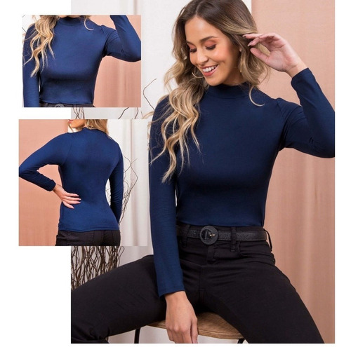 Blusa Feminina Gola Alta Frio Intenso Peluciada - Asatex