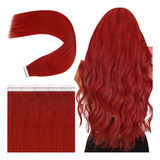 Youngsee - Extensiones De Cabello Con Cinta Roja De 22 Pulga