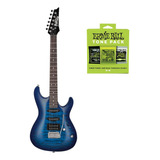 Guitarra Ibanez Gsa60qa Transparent Blue Burst+encordoamento