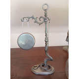 Llamador Gong Bronce Antiguo Vintage Unico