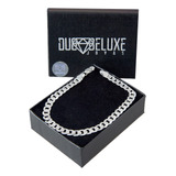 Pulsera Hombre Barbada Cd 6mm Deplataley.925 Duodeluxejoyas®