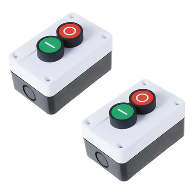 2 Botonera Industriales Interruptor De Boton Pulsador Caja | MercadoLibre