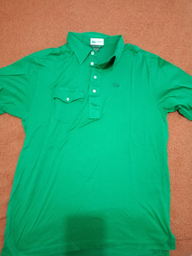 Playera Lacoste Tipo Polo Manga Larga 