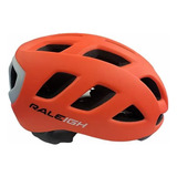 Casco Raleigh R-39 Color Naranja/blanco Talle L