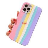 Capinha Silicone Arco Iris Orgulho Para iPhone  11 Pro