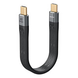 Agvee [cable Corto Usb4 Gen 3* 2 De 5 Pulgadas, Usb C 4.0, 4