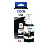 Botella De Tinta Epson 504 Negro L4150 L4160 L6161 Original 