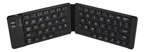 Teclado Sem Fio Bluetooth Dobrável Portátil Ultrafino Mini