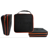 Porta Drone Tello Compacto Case Em Tecido Cor Preto/laranja