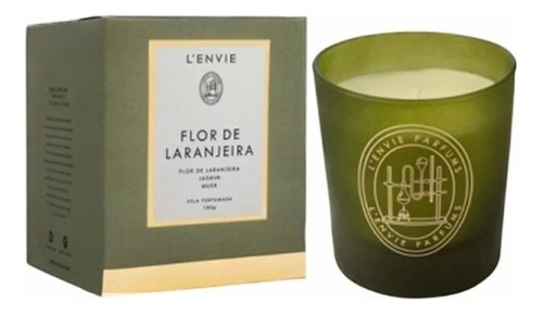 Vela Perfumada Flor De Laranjeira 210g Lenvie Parfums