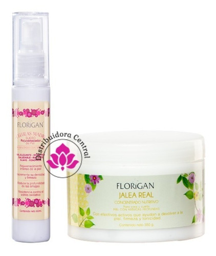 Crema Jalea Real Y Suero Celulas Madre Set Florigan